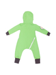 Комбинезон из футера на молнии "Зеленая лужайка" ЛКМ-ЗЛЖ (размер 80) - Комбинезоны от 0 до 3 лет - интернет гипермаркет детской одежды Смартордер